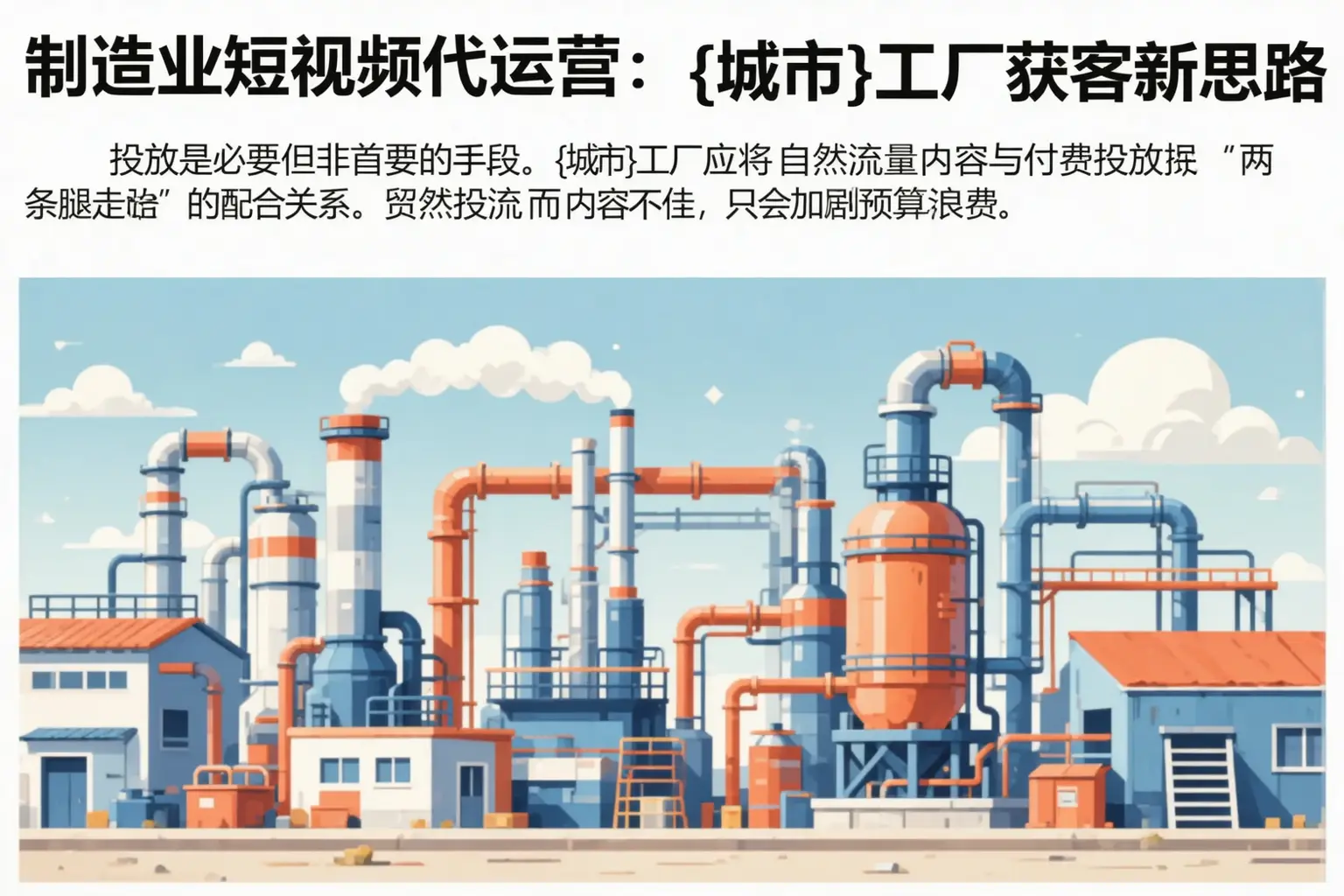制造业短视频代运营:神农架工厂获客新思路