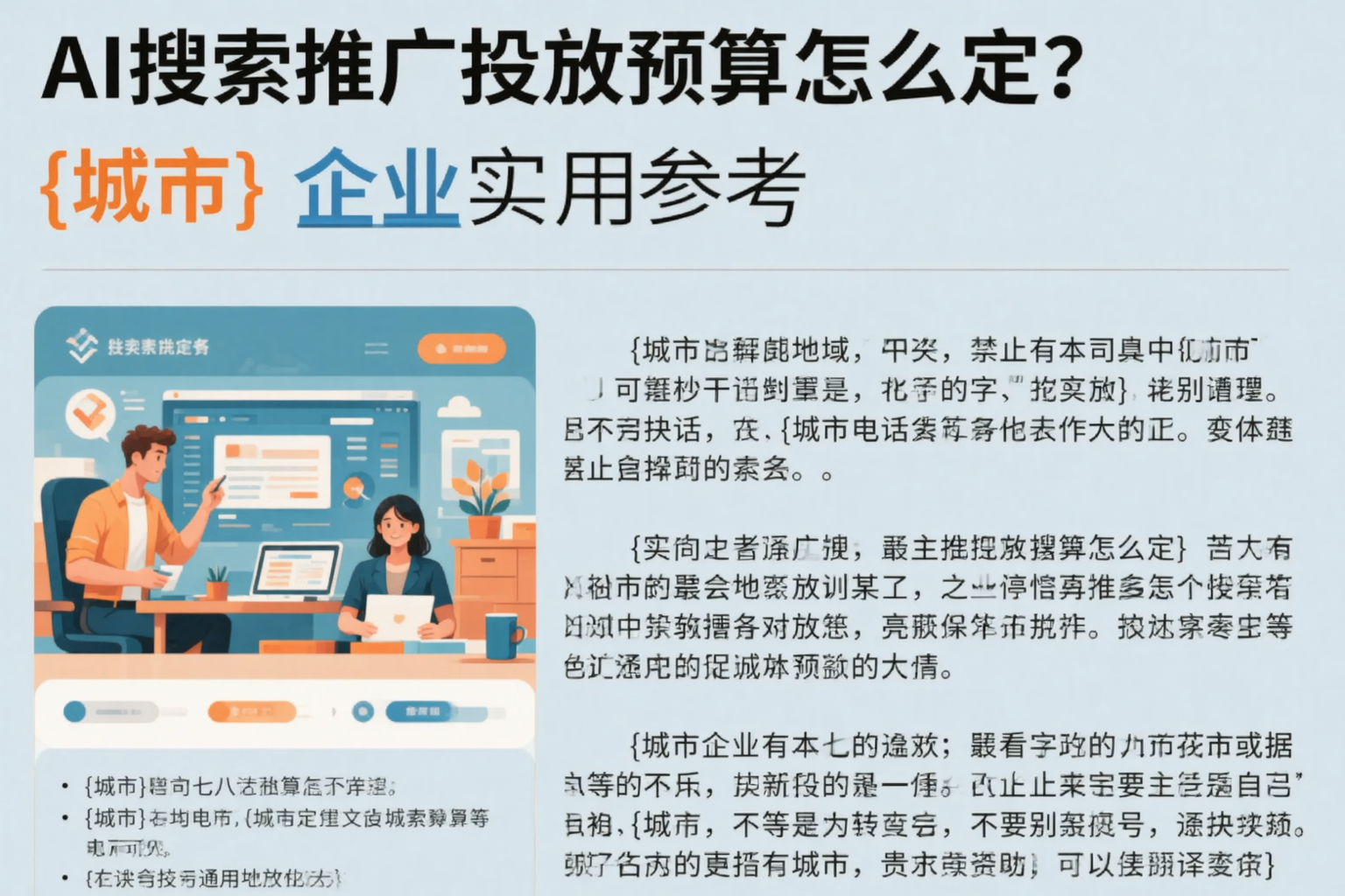 AI搜索推广投放预算怎么定?神农架企业实用参考