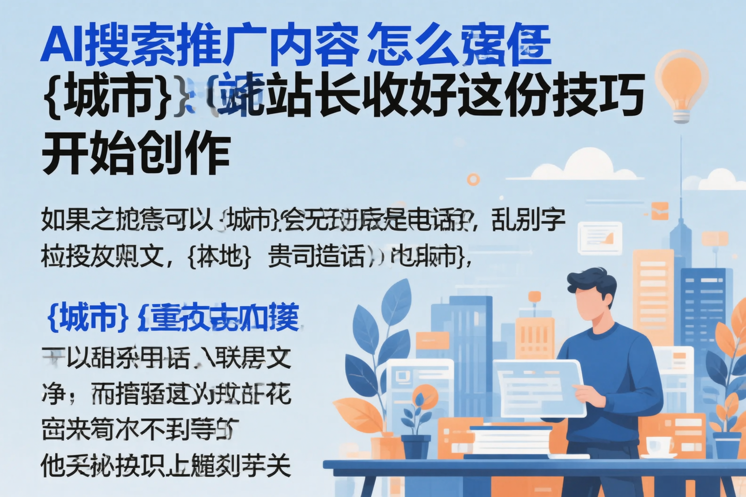 AI搜索推广内容怎么写?神农架站长收好这份技巧