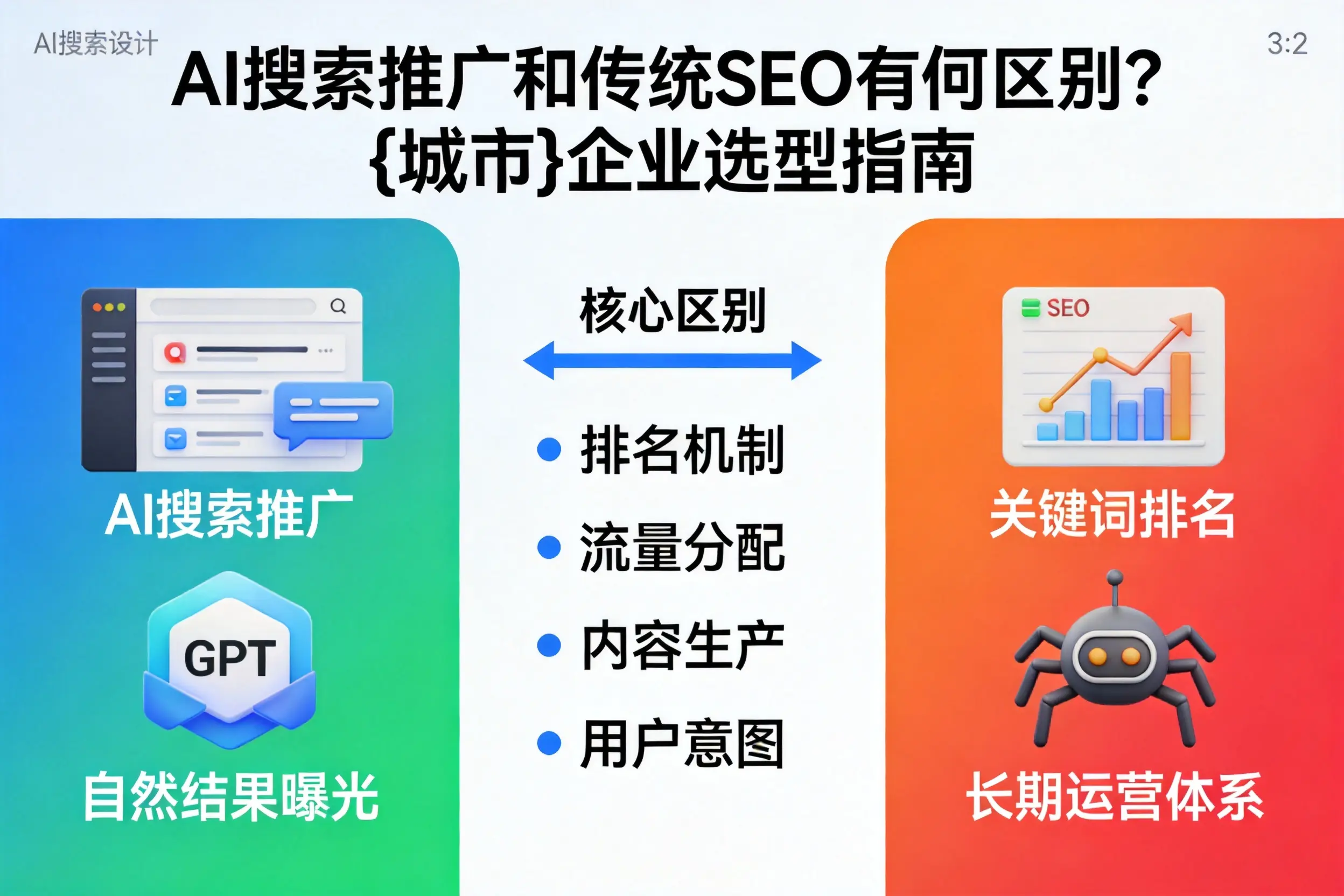 AI搜索推广和传统SEO有何区别?神农架企业选型指南