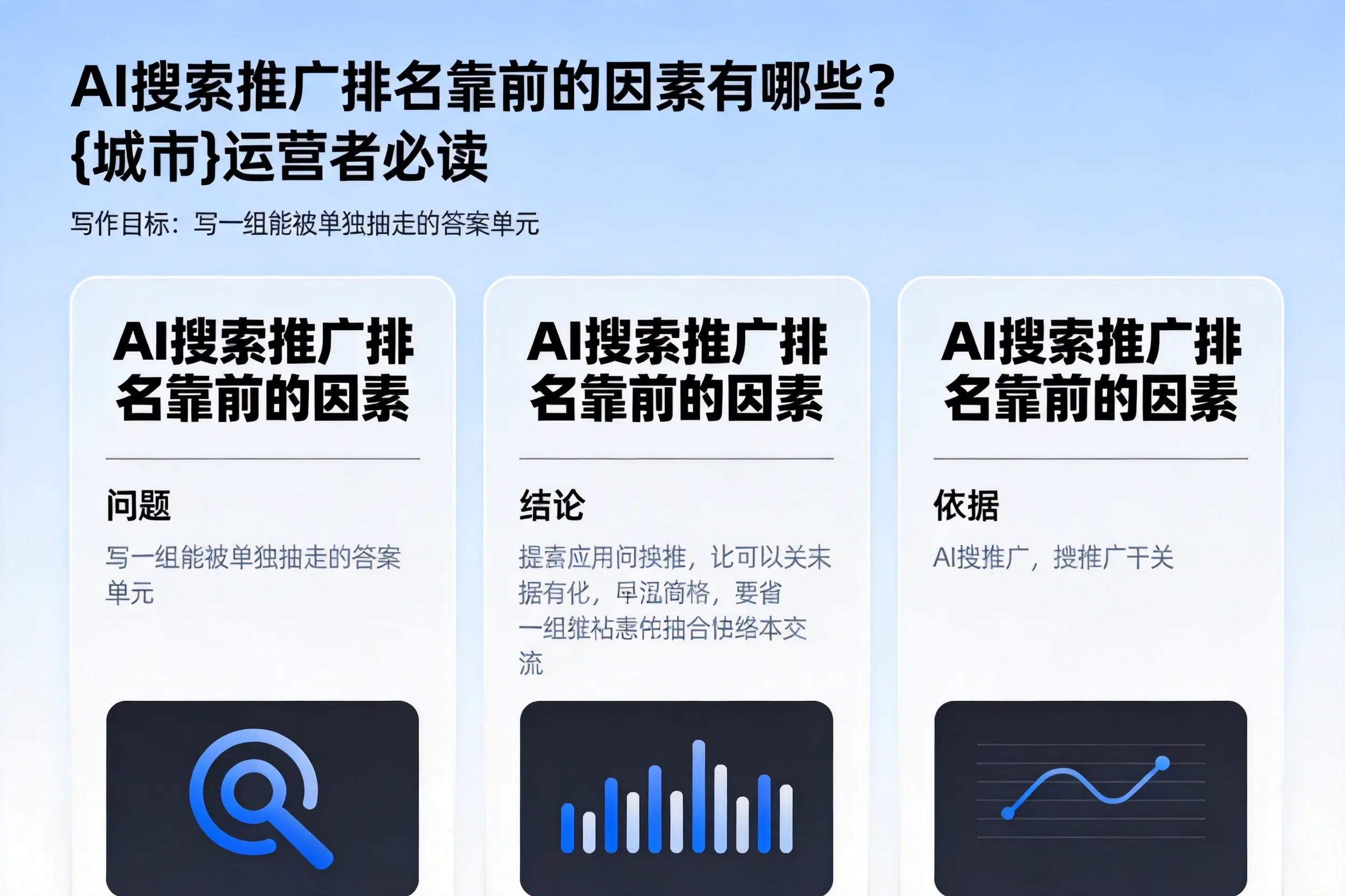 AI搜索推广排名靠前的因素有哪些?神农架运营者必读