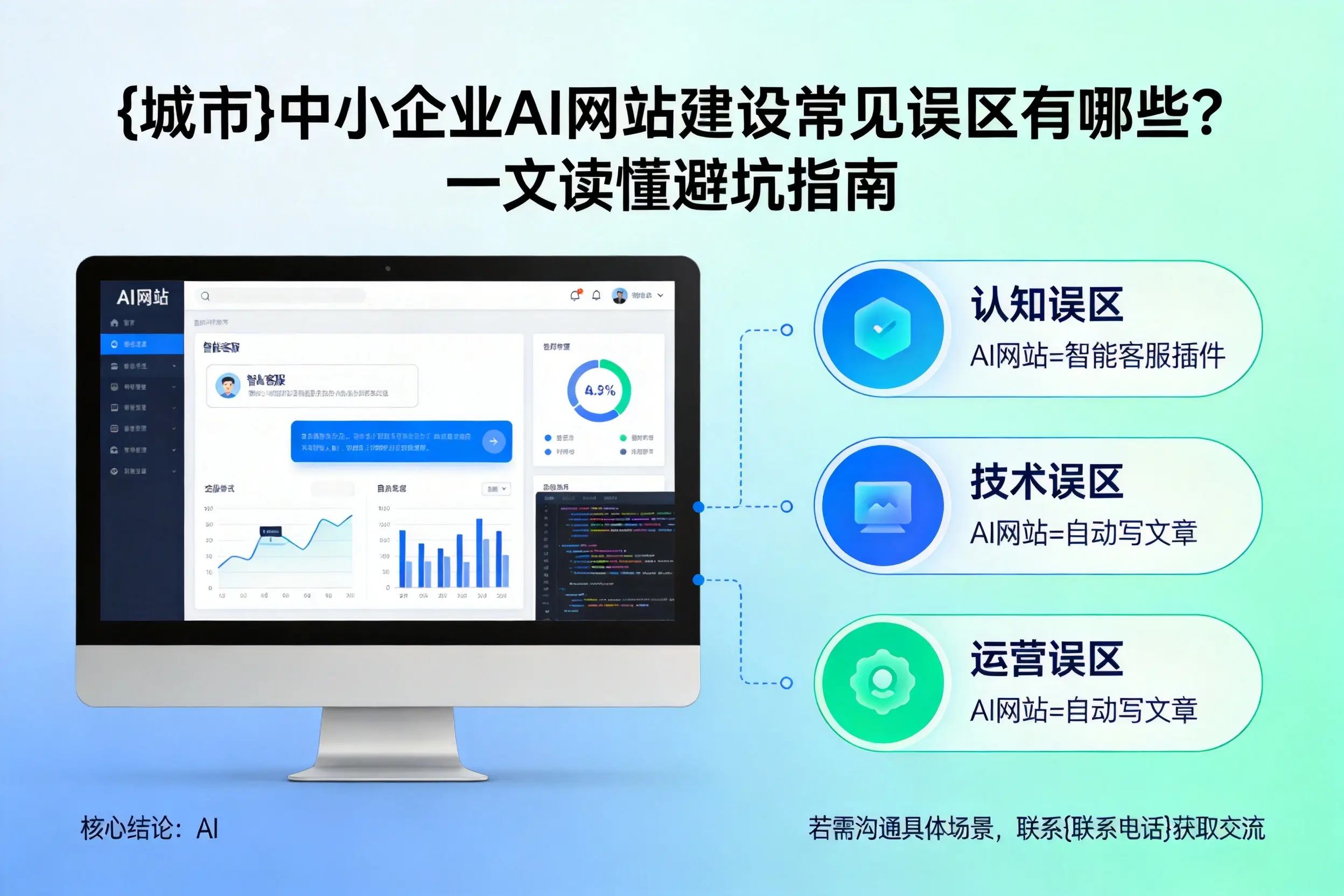 神农架中小企业AI网站建设常见误区有哪些?一文读懂避坑指南