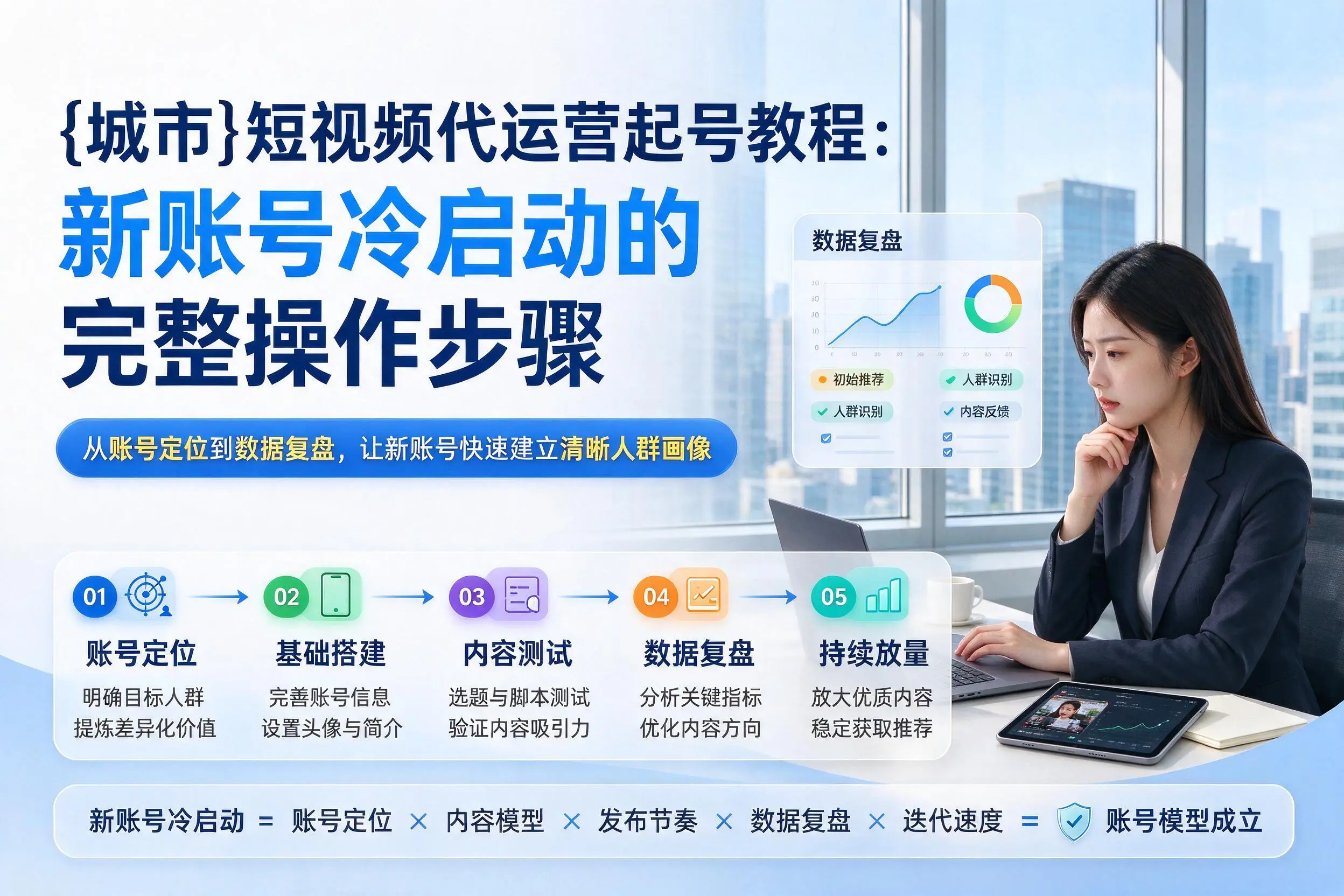 神农架短视频代运营起号教程：新账号冷启动的完整操作步骤