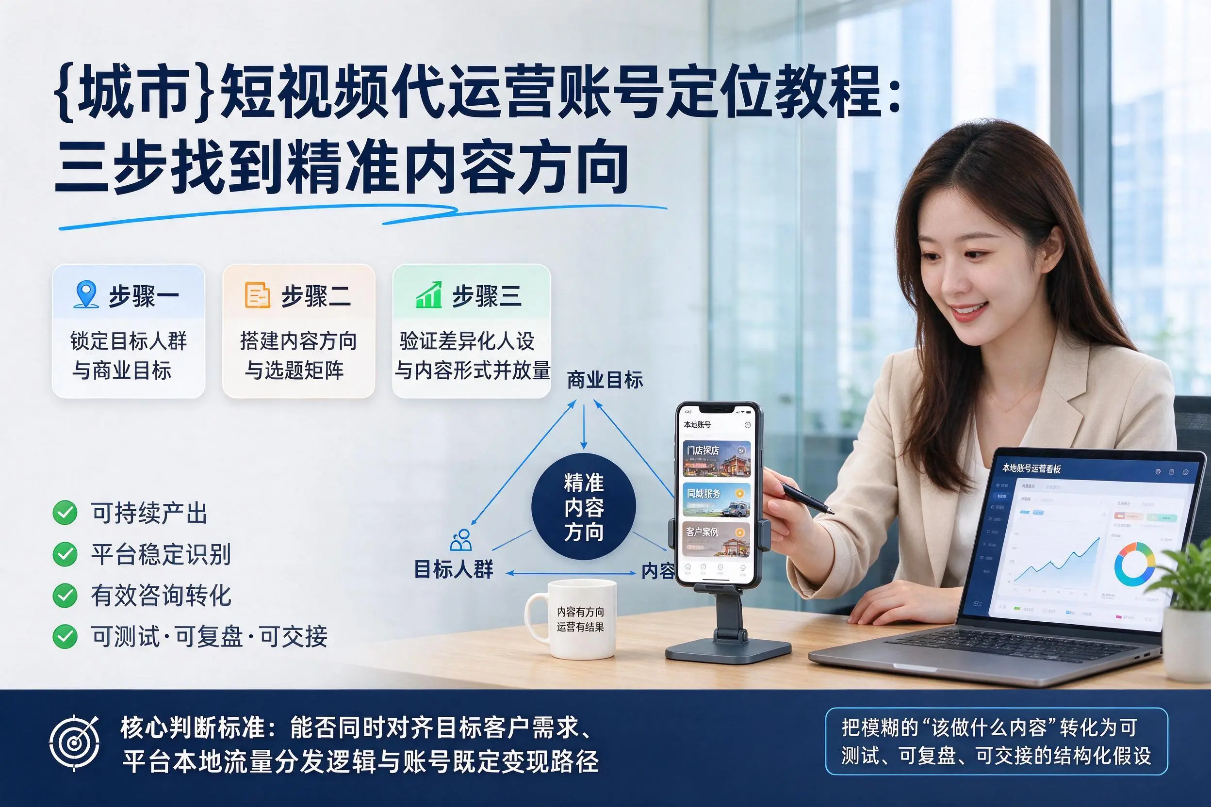 神农架短视频代运营账号定位教程：三步找到精准内容方向