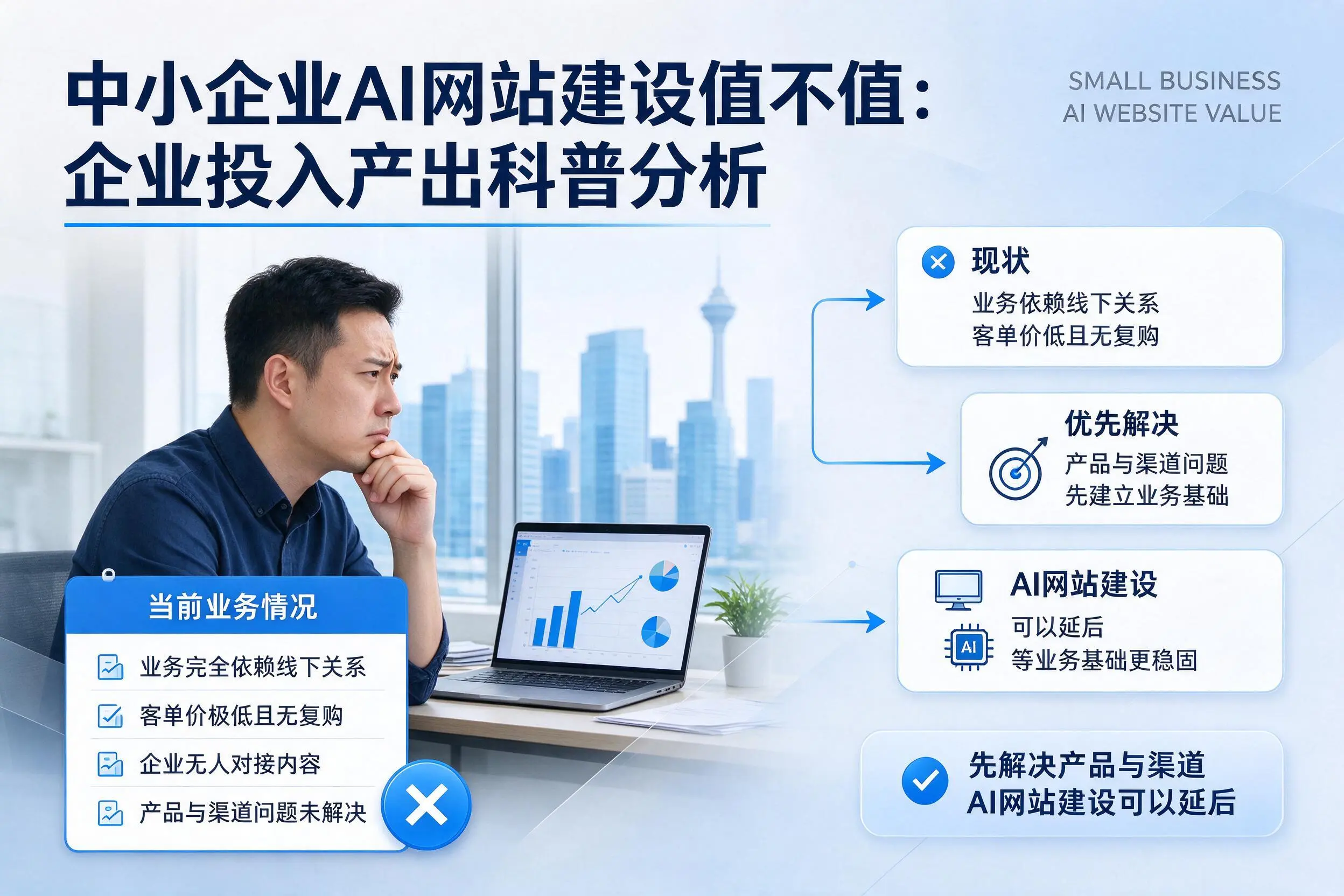 中小企业AI网站建设值不值:神农架企业投入产出科普分析