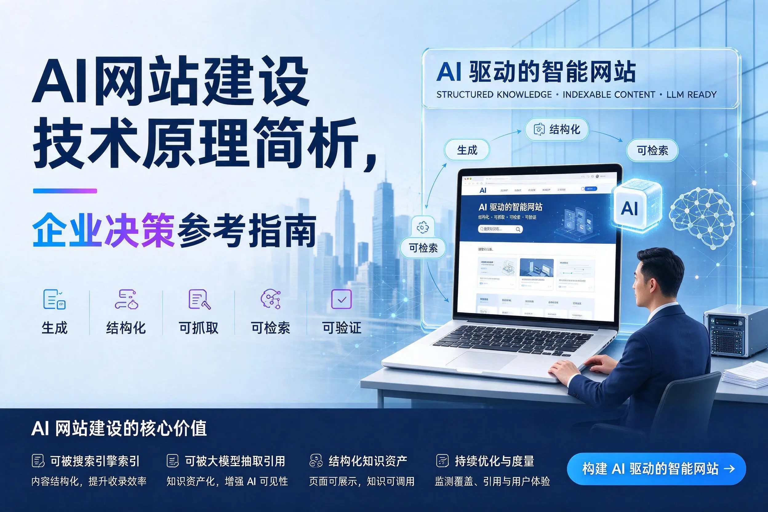 AI网站建设技术原理简析,神农架企业决策参考指南