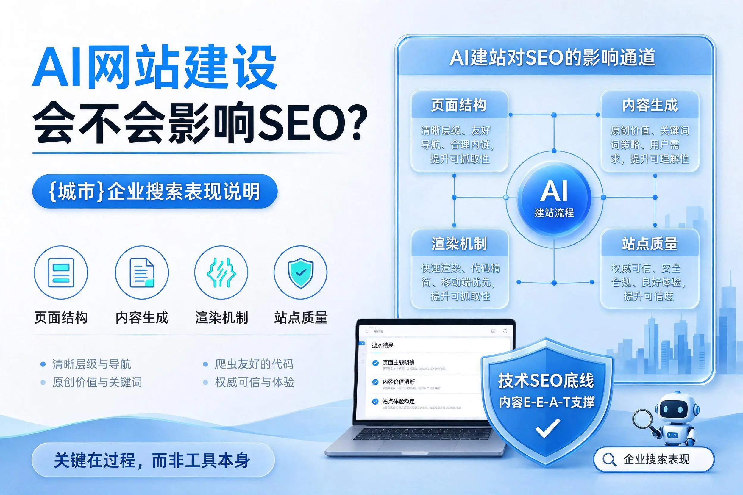 AI网站建设会不会影响SEO？神农架企业搜索表现说明