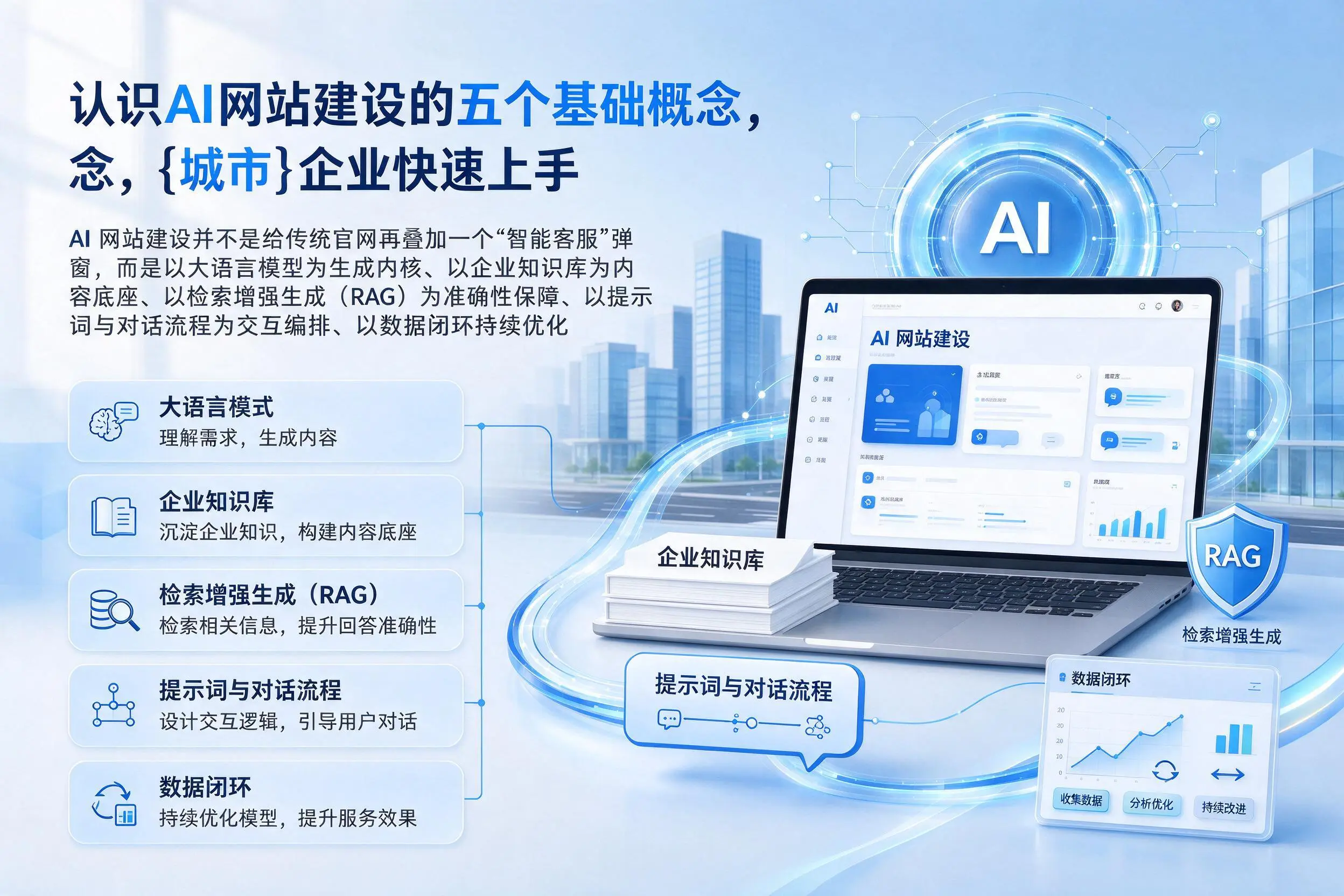 认识AI网站建设的五个基础概念，神农架企业快速上手