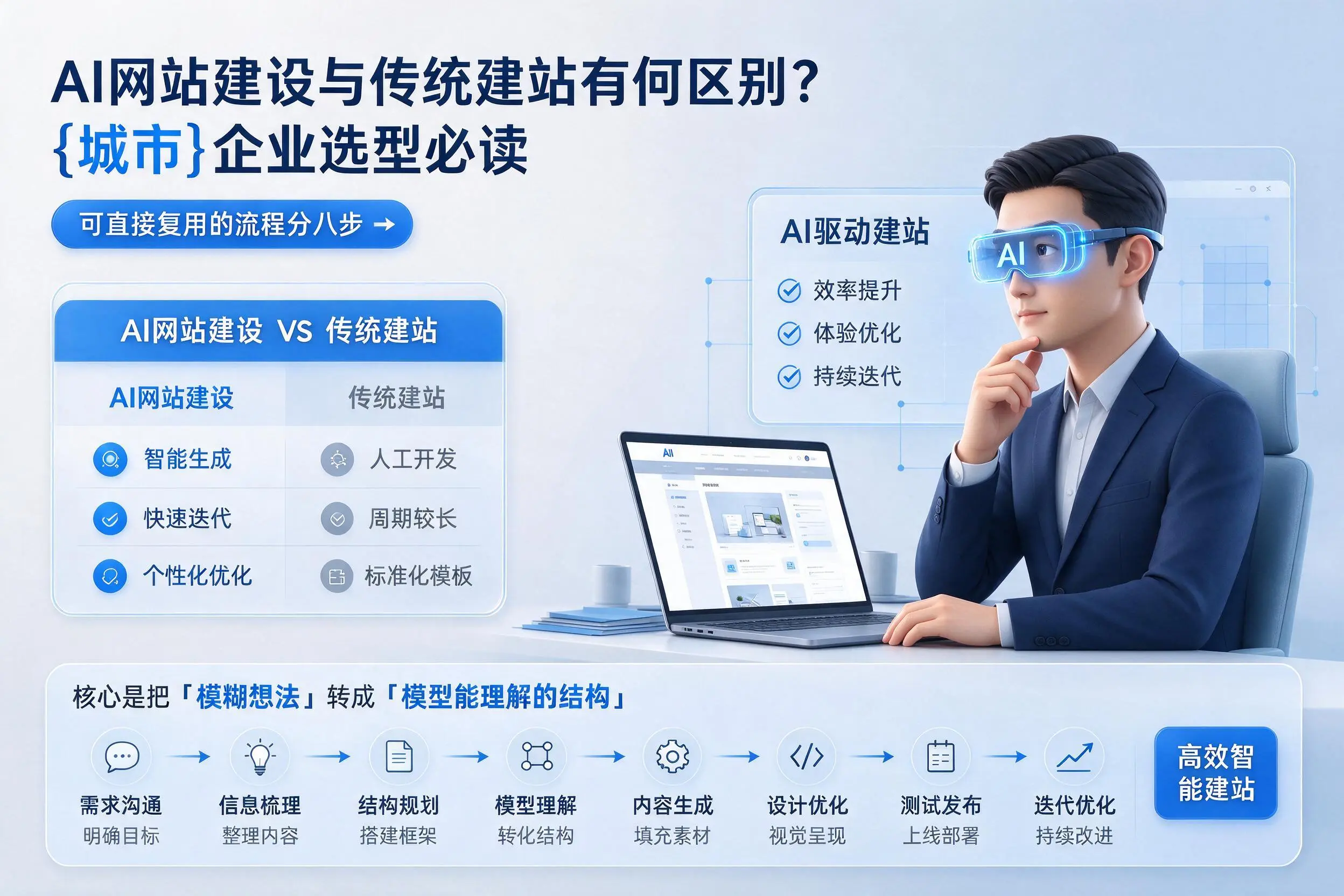 AI网站建设与传统建站有何区别?神农架企业选型必读