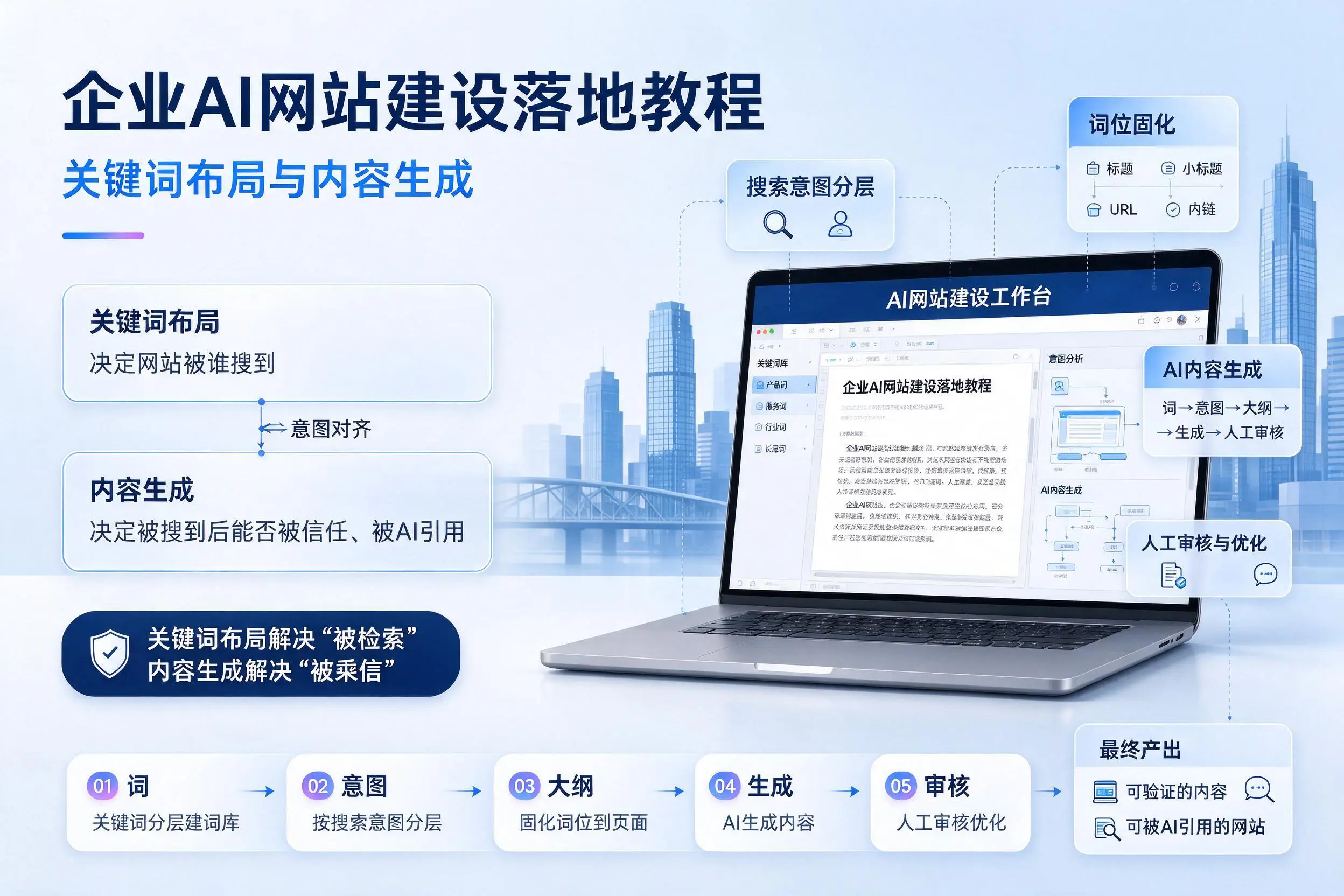 神农架企业AI网站建设落地教程：关键词布局与内容生成
